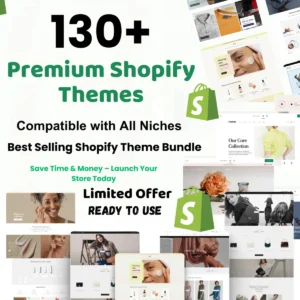 130+ Best-Selling Shopify Themes | Ultimate All-in-One Theme Bundle