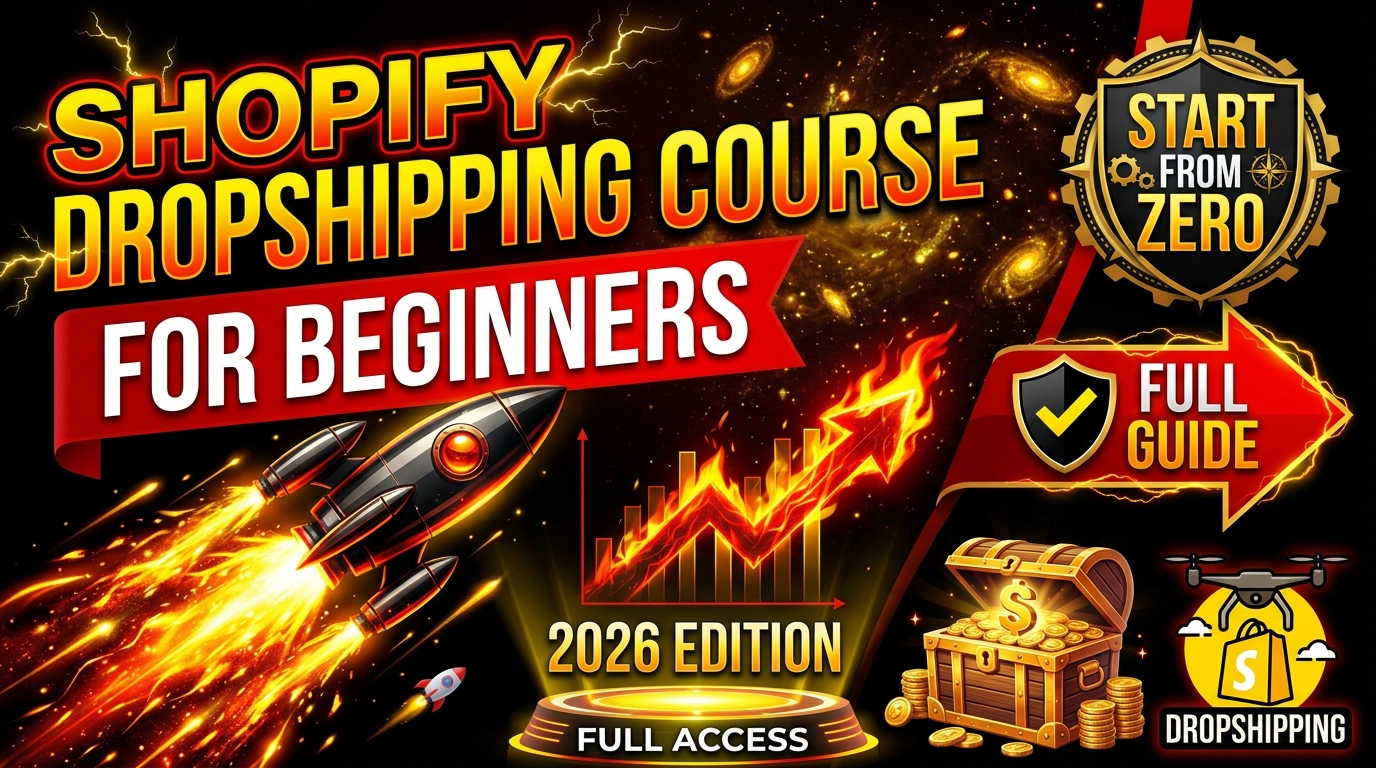Shopify Dropshipping Course for Beginners – Start From Zero